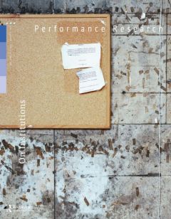 Cover of Performance Research 20.4